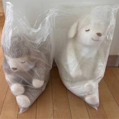 未使用　ひつじのメイプル抱き枕L&BIGサイズの画像