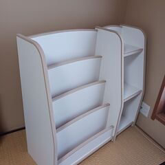 子供用本棚 H90cm×W90.5cm×D34cmの画像