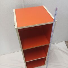 棚　昭和レトロ　29×32　カラーボックス　300円  高さ90の画像