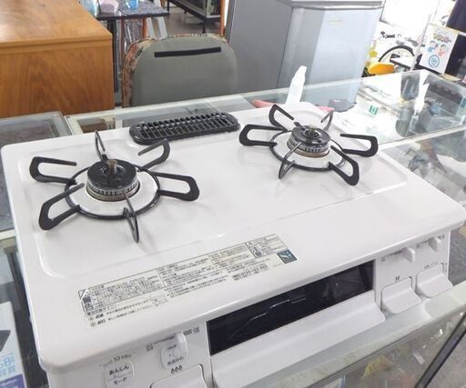 都市ガス ガステーブル 2022年製 幅59cm パロマ ガスコンロ 左強火 PA