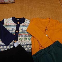 90サイズ秋冬物　子供服10点まとめ売り➀の画像