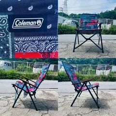 【❗️✨おしゃれデザイン✨❗️】Coleman🎨BEAMS✨コラボチェア🌟キャンプ用品🏕折りたたみ式❗️の画像