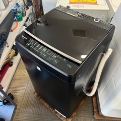 【超美品‼️】ハイセンス 2020年製 5.5kg全自動洗濯機 おしゃれ着コース搭載 高級ガラストップ ブラック♪の画像