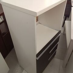 ★リユースのサカイ千葉中央店★期間限定割引有  レンジ台  H115×D44×W60 クリーニング済み TC3994の画像