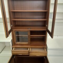 ★リユースのサカイ千葉中央店★期間限定割引有  食器棚  H195×D44×W77 クリーニング済み TC3998の画像