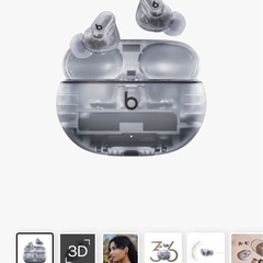 beats Studio Buds +  ワイヤレスノイズキャンセリングイヤフォン トランスペアレントの画像