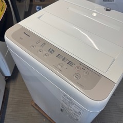 【超美品‼️】パナソニック 2020年6.0kg全自動洗濯機 楽ポイフィルター ニュアンスベージュ♪の画像