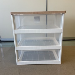 【府中市再生家具】No.286 衣装ケースの画像