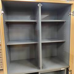 【愛品倶楽部柏店】2枚扉書棚 下段スライド棚式 ロゴス1 フレンズ BS 90スライドの画像
