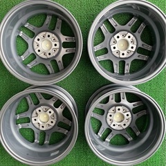 新品【引き取りのみ】WESTER タイヤホール 16インチ IS50 4本セット ダークグレー 5穴の画像