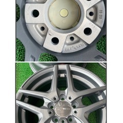 新品【引き取りのみ】WESTER タイヤホール 16インチ IS50 4本セット ダークグレー 5穴の画像