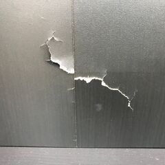 ★リユースのサカイ春日部店★KJ11093  リビングボード ブラック H203×W81×D31 クリーニング済みの画像
