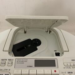 TOSHIBA 東芝 CDラジオカセットレコーダー プレイヤー TY-CDS7 2016年製 カラー: ホワイトの画像