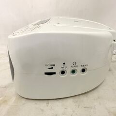 TOSHIBA 東芝 CDラジオカセットレコーダー プレイヤー TY-CDS7 2016年製 カラー: ホワイトの画像