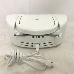 TOSHIBA 東芝 CDラジオカセットレコーダー プレイヤー TY-CDS7 2016年製 カラー: ホワイトの画像