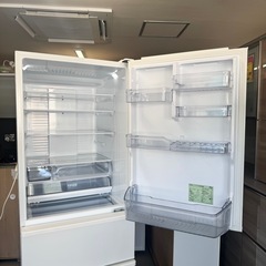 【超美品‼️】アクア 2023年製 458Lノンフロン冷凍冷蔵庫 旬鮮チルド 見える野菜室 大容量冷凍室 ミルクカラー♪の画像