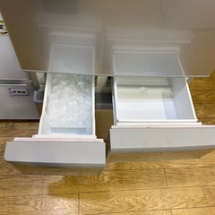 ⭐️シンプル⭐️2016年製 TOSHIBA 410L冷蔵庫 GR-436G ルネキャット 真ん中野菜室　 No.6642 KE の画像