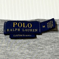 POLO RALPH LAUREN ポニー刺繍 半袖 Tシャツ メンズ M 灰色 グレー カットソー　の画像