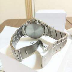 新品未使用。CITIZEN　グリーン文字盤　エコドライブ　クロノグラフ　腕時計　の画像