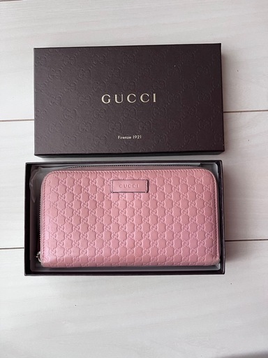 GUCCI 長財布ピンク