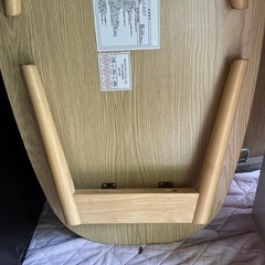 ニトリ　折りたたみテーブルの画像