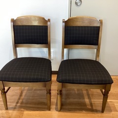 ダイニングチェア2脚セット　【町田市再生家具】　251267の画像