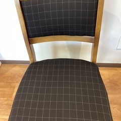 ダイニングチェア2脚セット　【町田市再生家具】　251267の画像
