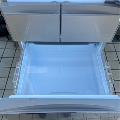 【美品】冷蔵庫　MITSUBISHI　MR-B46G-C1　2022年製　455L　ファミリー　家電　冷凍庫　自動製氷　250727+03の画像