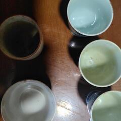 超訳あり不揃いの湯呑み茶碗5つの画像