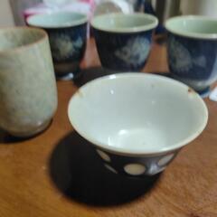 超訳あり不揃いの湯呑み茶碗5つの画像
