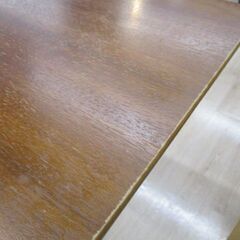 ジモティー割引🏷️【ジャングルジャングル 岸和田和泉インター店】昇降式テーブル　ダイニングテーブル　長方形　木製　 和泉市 堺市 岸和田市 泉大津市 高石市 泉北郡熊取町の画像