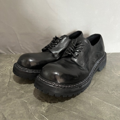 GUIDI グイディ レースアップレザーシューズ GR02V