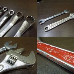 KTC メガネレンチ スパナ モンキーレンチ まとめて8点 ハンドツール 工具 札幌市 新道東店の画像