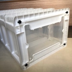 期間限定値下げ中【4段ワイド型】クリアケース 足コマ付き クリアボックス 衣装ケース 収納ケース  収納ボックス
の画像