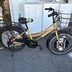 🚴【自転車】入荷！小洒落た22インチ6段 ほぼ新品1万円安！【綺麗め自転車 買います！アールワン田川】の画像
