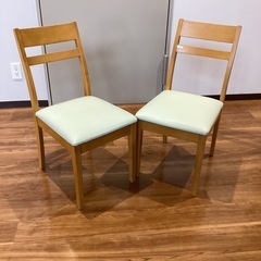 ダイニングチェア〈2脚セット〉【町田市再生家具】251281の画像