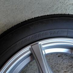 軽自動車夏タイヤ+アルミホイール155/65R13の画像