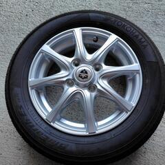 軽自動車夏タイヤ+アルミホイール155/65R13の画像