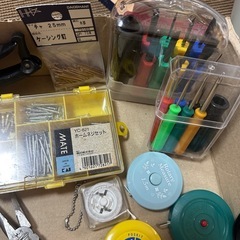 工具セット　まとめて　ドライバー　ハンマー　ペンチ　ネジ　メジャー　ハサミ　釘　ネジの画像