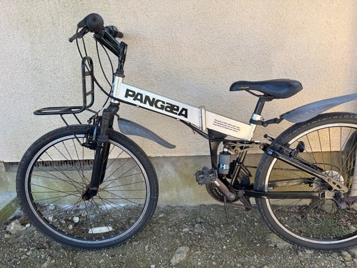 ⬛️(表示価格より3000円引き)1PANGAEA(パンゲア) CONTENDER コンテンダー 26インチ 折りたたみマウンテンバイク シルバー Wサスペンション シマノ18段変速 ⬛️
