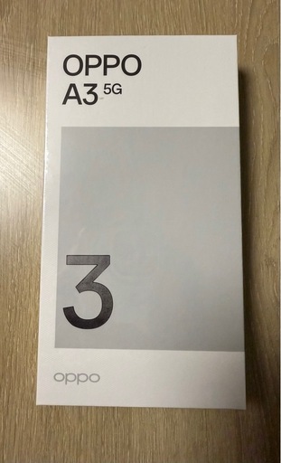 新品未開封OPPO A3 5G ブラック  シュリンク未開封