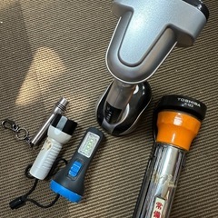 東芝　K-123　常備灯　懐中電灯  LEDライト　など★昭和レトロ　　5点セットの画像