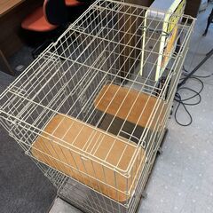 ★来店限定★　キャットタワーゲージ　中古品　使用感あり　高さ117㎝の画像