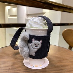 スタバ　台湾限定　ドリンクホルダー　猫の画像
