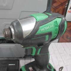 日立 WH14DDL インパクトドライバ 14.4V 6.0Ah バッテリー×1 充電器 中古品 ボタン破損有【ハンズクラフト宜野湾店】の画像