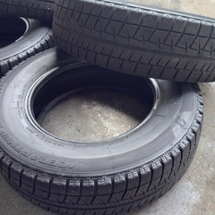 【中古6分】185/70R14 アイスパートナー2BRIDGESTONE冬タイヤスタッドレス14インチの画像