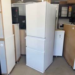 【美品‼️】三菱 2022年製 330Lノンフロン冷凍冷蔵庫 自動製氷 2段ワイドチルド パールホワイト♪の画像