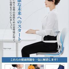 【新品】姿勢矯正 腰痛改善 骨盤サポート 猫背 テレワークオフィスチェア ゲームチェア   の画像