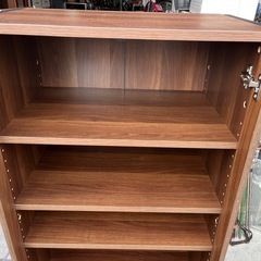食器棚 カップボード スリムタイプ エレナ W640 D405 H1820 中古品ですが、かなりの美品です！ ④の画像