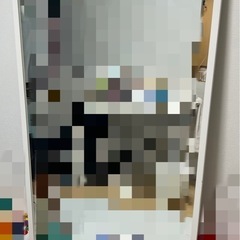 7999円　IKEA 鏡　姿見　大きめ　ホワイト　白　70×160　の画像